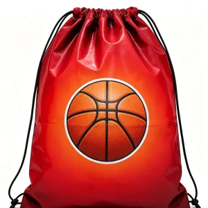 UniOne Custom Logo CPE Drawstring Bag Waterproof Lightweight Durable Sports Gym Sack Packaging Bag for All Activities