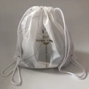 UniOne High Quality Custom LOGO Promotional Waterproof Sports Shoes Clothing CPE Drawstring String Back Pack Gift Bag