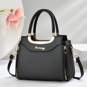 Unique Design Vegan Color Women PU Leather Bags Shoulder Cross Body Ladies Hand Bag Women Luxury Handbag