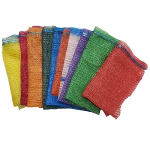 Vegetable Mesh Bags Onion Sacks PP Plastic Raschel Net Bags High Quality Recyclable Embossing Custom Color