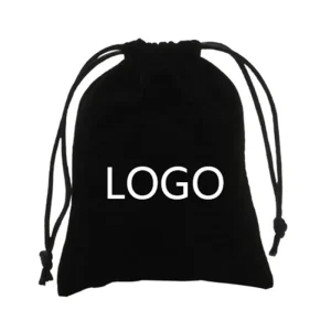 Velvet Shoe Bag With Hot Stamping Logo Pouch Velvet