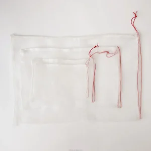 Versatile Nylon Mesh Grow Bags with Drawstring PE Material for Garden Fruit & Vegetable Protection Seeds Soaking Germination Bag