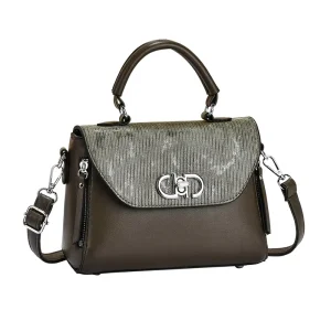 Vertical Ribbed Texture Women Handbag Elegant Flap Shoulder Bag Urban Lady Commuting Tote Luxury Designer Crossbody Messenger