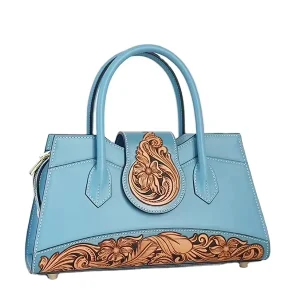 Vintage Bohemian Single Strap Genuine Leather Crossbody Shoulder Bag Chains for Women Summer Winter Anti Theft