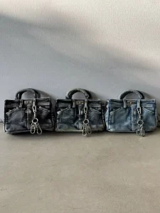 Vintage Jeans Demin Summer Bag Fashionable Versatile Handbag Unique Shoulder Crossbody Women’s Bag