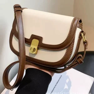 Vintage Solid Color Shoulder Bags Casual Simple Crossbody Bags Ladies Daily Handbags