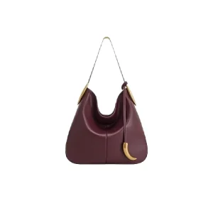 Wandering New Vintage Lady Matte Fashion Pearl Water Resistant PVC Lining Single Shoulder Tote Bag Daily Use Women