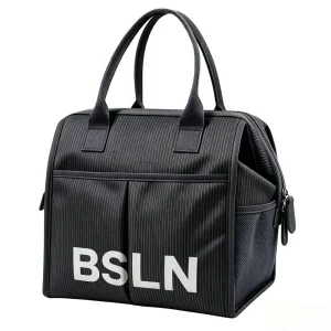 Water Resistant Insulated Picnic Bag with Large Inner Capacity Customizable Lunch Cooler Pouch for Outdoor Camping Trips