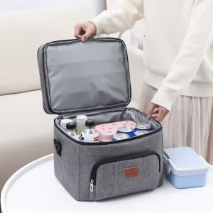 Waterproof Outdoor Storage Satchel Large Insulated Thermal Meal Prep 10L Lunch Cooler Bag for Men Women Adults