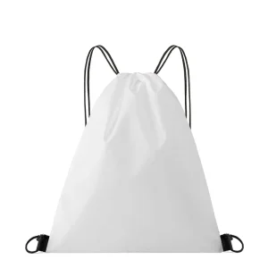 Waterproof Thick 210D Polyester Gym Sport Draw String Backpack Sublimation Custom Logo Drawstring Bag
