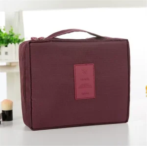 Waterproof Travel Vanity Beauty Bag Cosmetic Makeup Pouch Toiletry Pouch