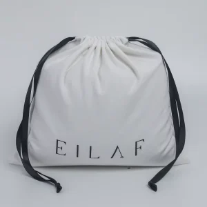 White Cotton Drawstring Bag Stuff Dust Bag Canvas Drawstring Bag