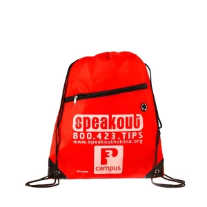 Whole Professional Draw Sack Pack Logo Custom Polyester Sport Red Custom Backpack Drawstring Shopping Bags With Zipper Pocket