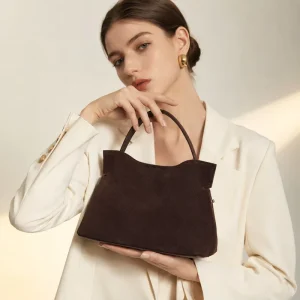 Winter Suede Two Straps Niche Design Women’s Handbag European Retro Anti leather Fleece Casual Large Capacity Shoulder