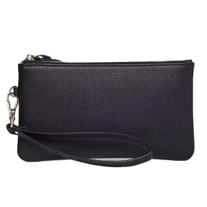 Women Clutch Handbag Large Capacity Lady Evening Bags Casual Girl Envelope Bag Wrist Wrap Real Leather Clutches Wallet