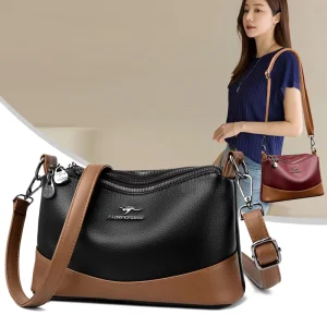 Women Handbags Solid Color Ladies Retro Chain Crossbody Bag High Quality Ladies Hand Bags