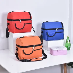 Women Kids Food Cooler Bag Lunch Pouch Camping Picnic Fruit Snack Keep Fresh Pack Office Insulated Handbags Lunch Cooler Bags