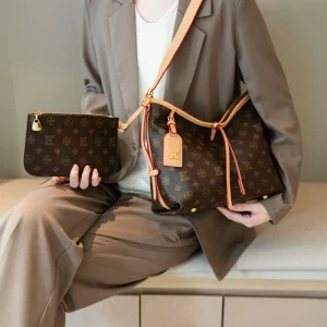 Women Luxury HandbagsNew Elegant All Match Large Capacity Retro Fashionable Printed Single Strap Zipper WomeWn’s Handbag