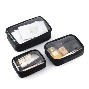 Women Makeup Bag Waterproof Pvc TPU Travel Cosmetic Case Clear Makeup Bags for Toiletry Brush Organizer Set Pouch