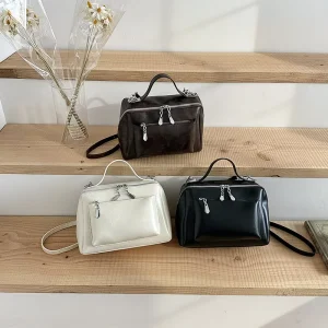Women Purses and Handbags Custom Logo PU Leather Ladies Shoulder Bag