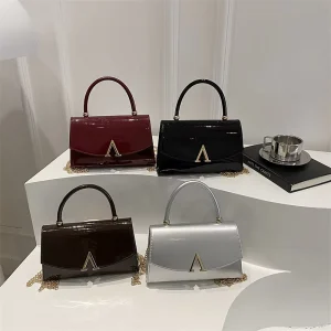 Women Textured Square Crossbody Bag Korean Simple New Synthetic PU Leather Shoulder Bags Fashion Luxury Design Female Handbags
