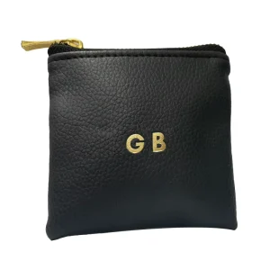 Women’S Jewelry Bag Simple Fashion PU Leather Coin Wallet Purse Gift Storage Cable Pouch