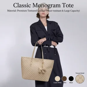 Women’s Alphabet Large Capacity Tote Bag Fashion Crossbody Bag Factory Direct