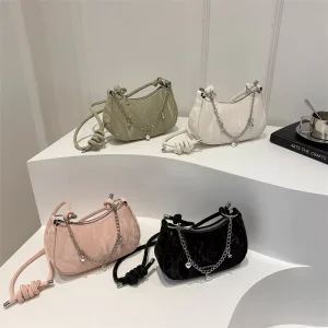 Women’s Bag Simple and Stylish Crossbody Bag Texture Shoulder Bag for Women