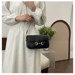 Women’s Bag Vintage Saddle Bag High Quality Shoulder Bag for Ladies New Crossbody Handbag