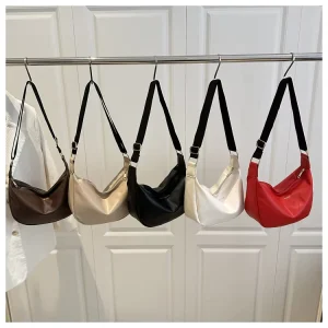 Women’s Crossbody Bag Solid Color Lightweight High-end Shoulder Bag