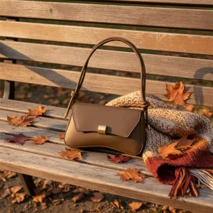 Women’s Elegant Designer Saddle Bags Waterproof Square Pattern Logo Simple Polyester Wallets Sling Handbags for Casual Use Beach