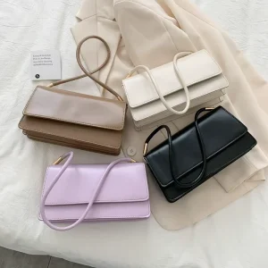 Women’s Elegant Simple Stylish Small Square Trendy Casual Versatile Vintage Fashion Lady Shoulder Bag