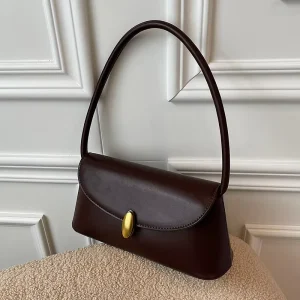 Women’s Fall Cross border Trend Underarm Shoulder Small Square Crossbody Bag Zipper PU Material Seam Detail Everyday