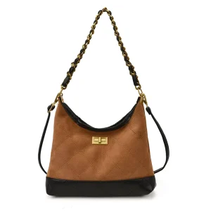 Women’s Fashion Shoulder Bag with Single Handle Zipper Closure Water Proof PU Lining Featuring Letter Decoration for All Seasons