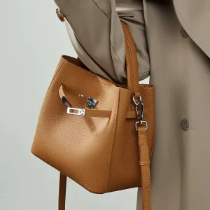 Women’s Genuine Leather Tote Bag Crossbody Bags Stylish Vintage Shoulder Bag Womens Luxury Designer Office Handbags 3267