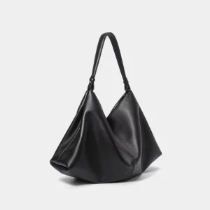 Women’s Genuine Leather Tote Bag Crossbody Underarm Shoulder Waterproof Zipper Closure Large Capacity Retro Fashion Design