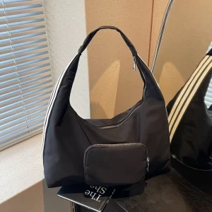 Women’s Geometric Pattern Tote Bag with Single Strap Premium Feel Fashion Travel Shoulder Bag for Autumn Winter