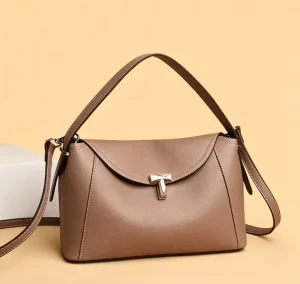 Women’s High Quality PU Leather Crossbody Shoulder Messenger Bag Luxury Casual Totes Handbags Purses New Designer for Autumn