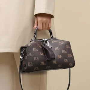 Women’s High-end Crossbody Shoulder Bag Two Straps PVC Material Zipper Closure Exquisite Design Large Capacity Fashionable Daily