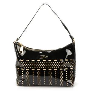 Women’s Japan Lady PU Sequin Zipper Closure Waterproof Fashion Dress Crossbody Shoulder Bag Polyester Lining Winter