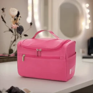 Women’s Large Capacity Waterproof Cosmetic Storage Bag Convenient for Makeup Tool & Washing Needs
