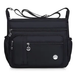 Women’s Large Capacity Waterproof Oxford Cloth Crossbody Messenger Bag Casual Shoulder Strap Design