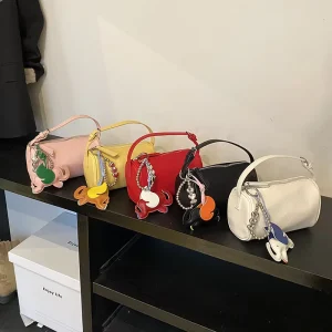 Women’s New Style Elegant Shoulder Bag with Zipper Closure and PU Lining for Daily