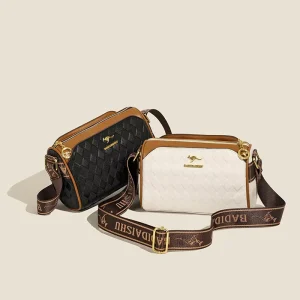 Women’s PU Leather Quilted Shoulder Bag Small Crossbody Handbag Daily Bag