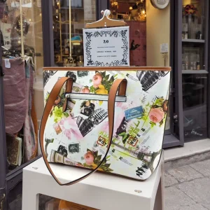 Women’s PU Leather Shoulder Handbag Tote Bag