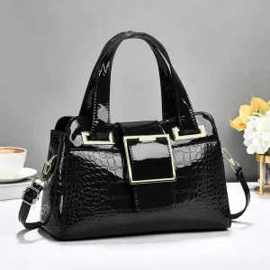 Women’s PU Simple Elegant Shoulder Crossbody Bags Fashionable Luxury Fashion Handbags