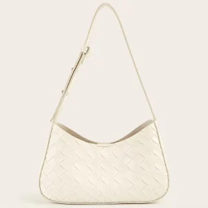 Women’s PVC Half Moon Crossbody Shoulder Bag Single Strap Button Closure Fashionable National