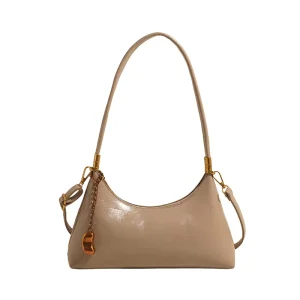 Women’s Retro Baguette Crossbody Bag Portable Underarm Bag Shoulder Bag