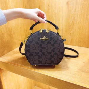Women’s Retro Printed Cross-body Bag European American Style Luxury Single Shoulder Zipper Versatile Casual