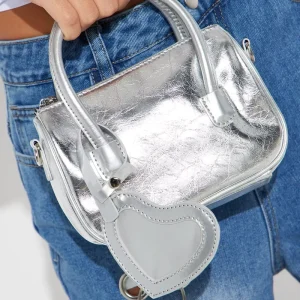 Women’s Retro Style PU Crossbody Fashionable Zipper Small Handle Bags